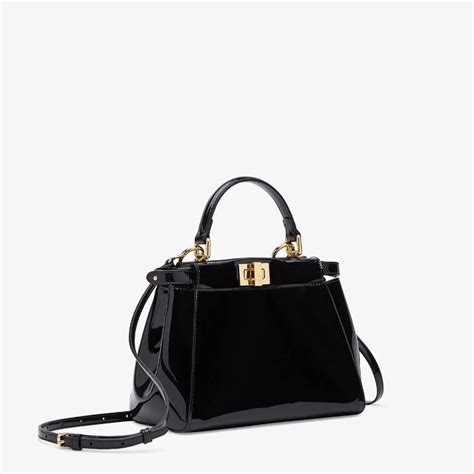 fendi mini leather bag|fendi patent leather bag.